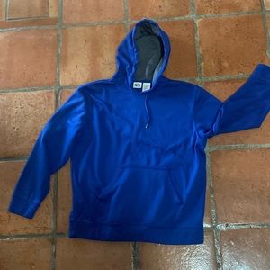 Royal blue men’s hoodie, size medium